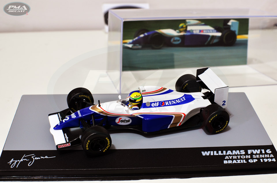 AYRTON SENNA 1994 WILLIAMS FW16 1:43